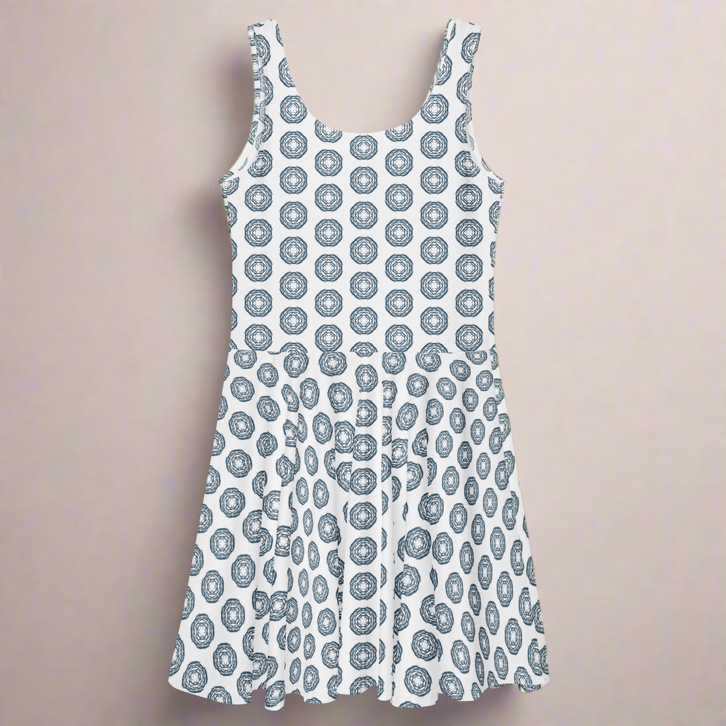 Pattern Skater Dress