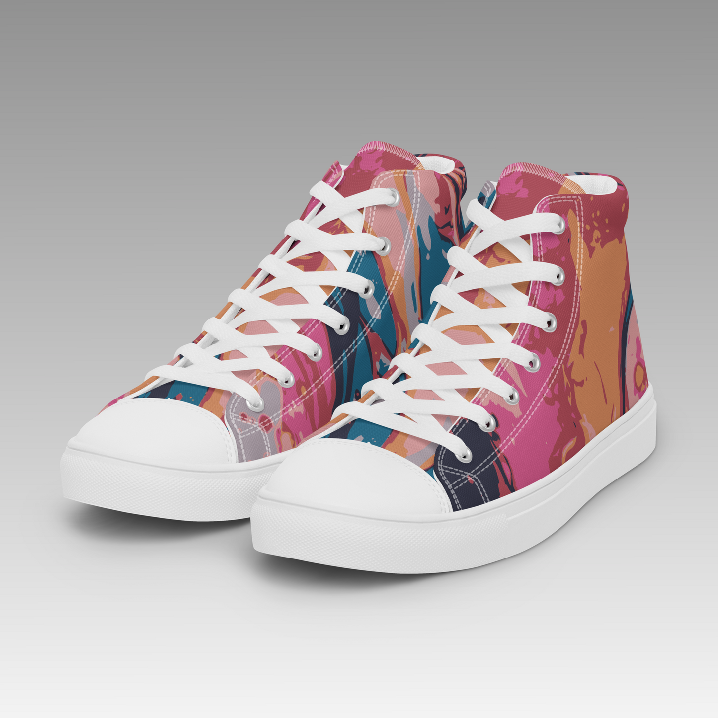 Prototype Men’s High Top Canvas Shoes