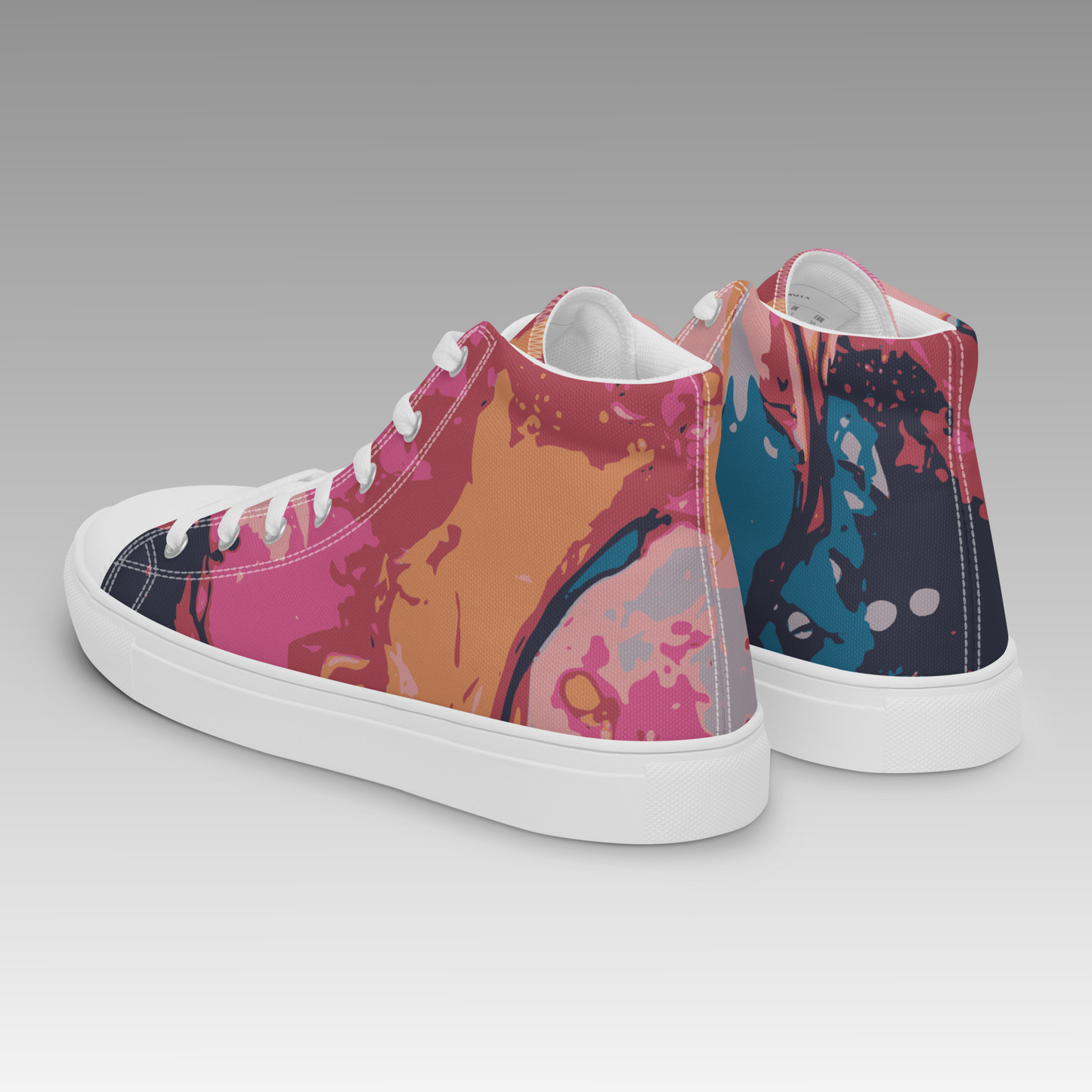 Prototype Women’s High Top Canvas Shoes