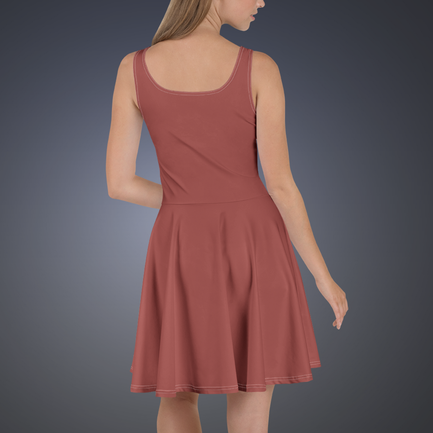 Brick Star Skater Dress
