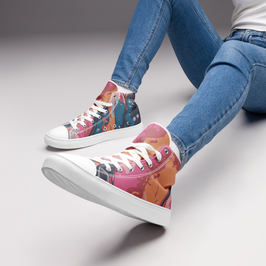 Prototype Women’s High Top Canvas Shoes