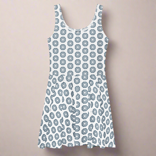 Pattern Skater Dress