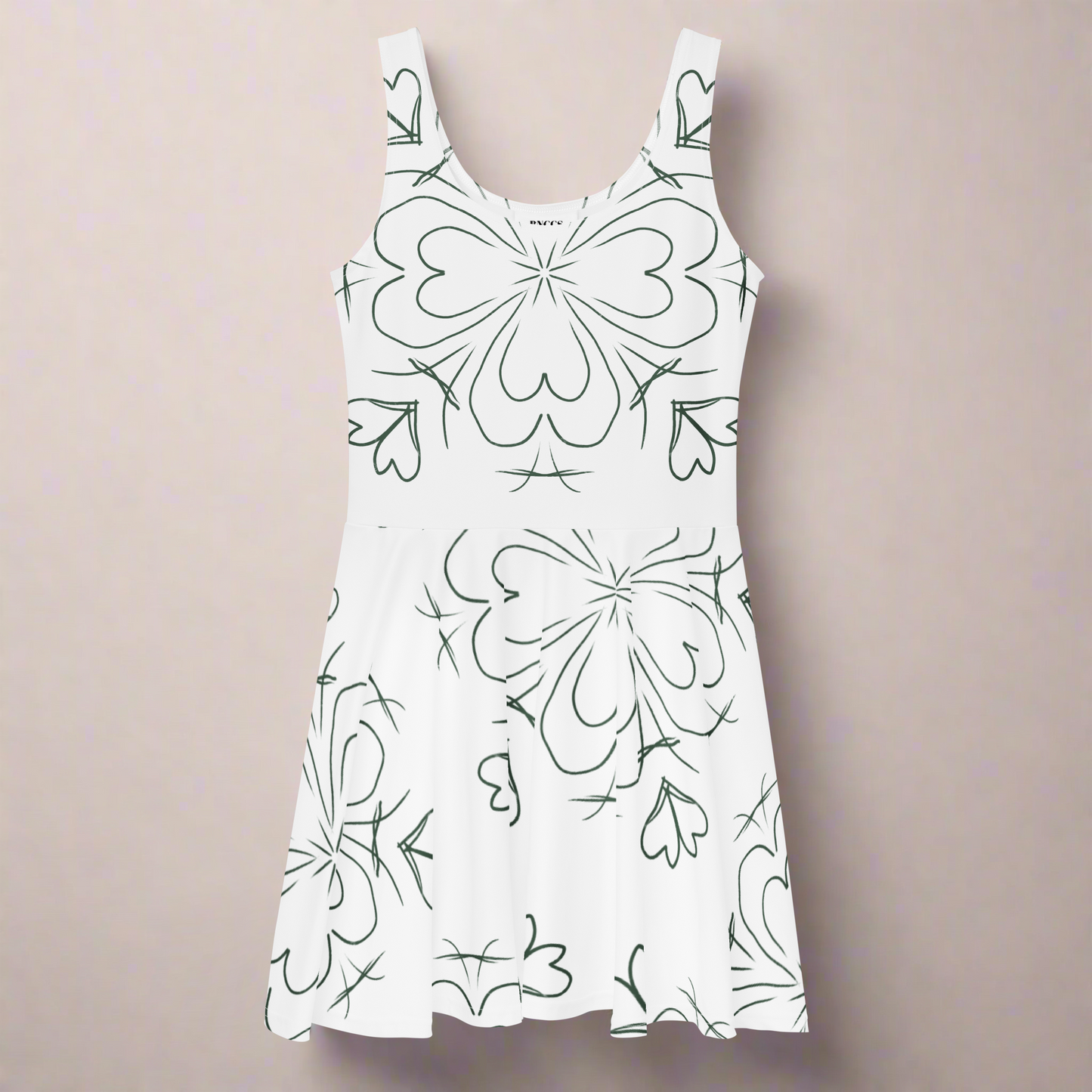 Pattern Skater Dress