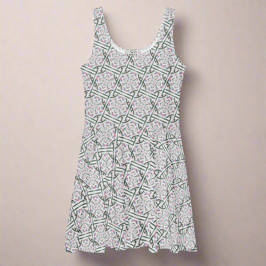 Pattern Skater Dress