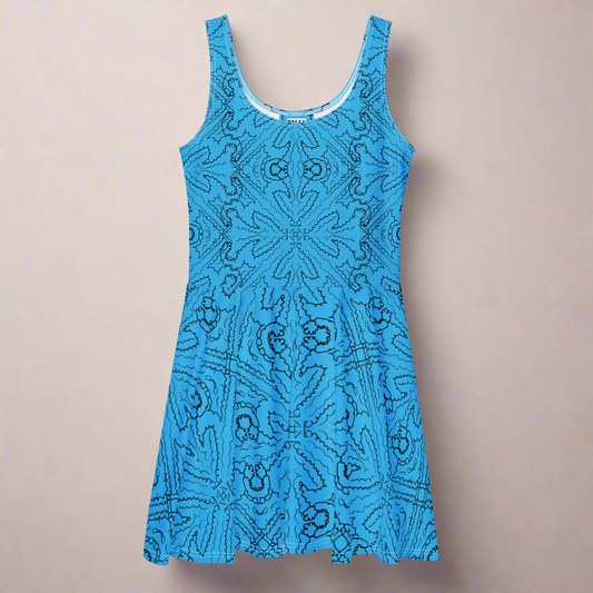 Pattern Skater Dress